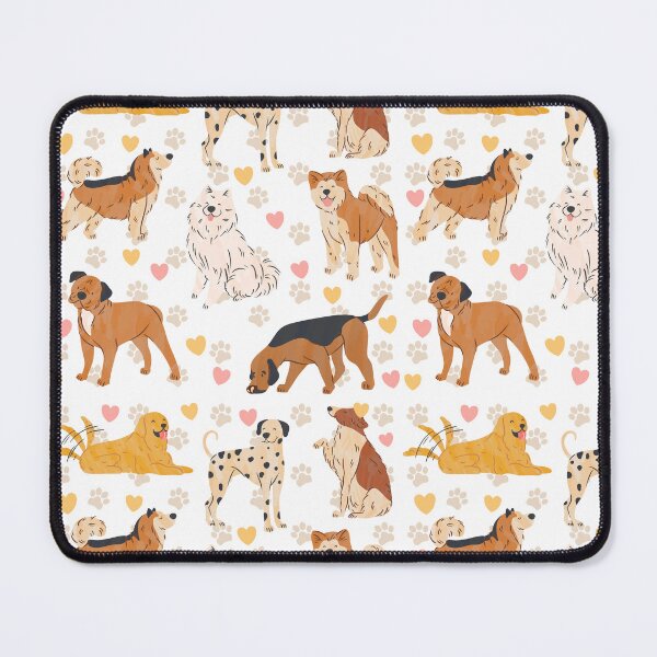 Item preview, Cute Dogs and Hearts Pattern  designed and sold by ice-apparel.