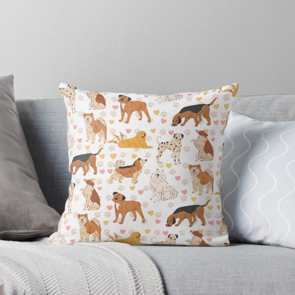 Item preview, Cute Dogs and Hearts Pattern  designed and sold by ice-apparel.