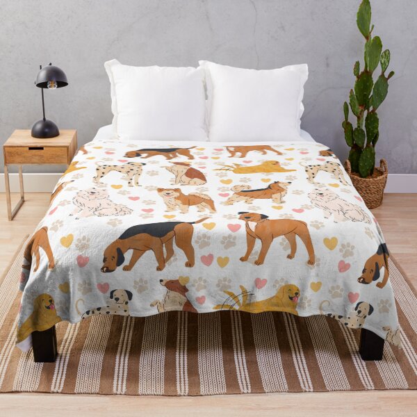 Item preview, Cute Dogs and Hearts Pattern designed and sold by ice-apparel.