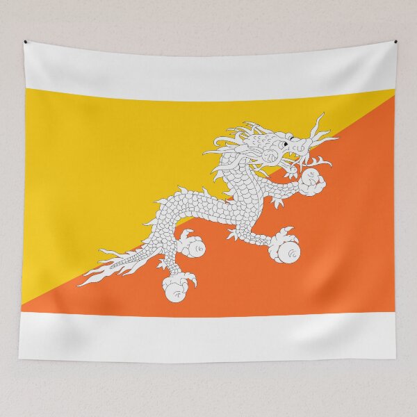 Item preview, Classic Bhutan National Flag - Thunder Dragon Pride designed and sold by NTGUILTY.