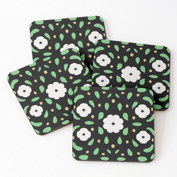 Item preview, Floral Motif in White designed and sold by annettemwvb.