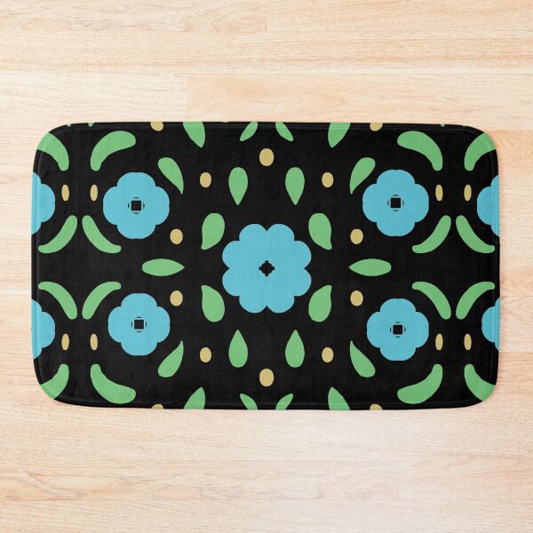 Item preview, Floral Motif in Blue designed and sold by annettemwvb.