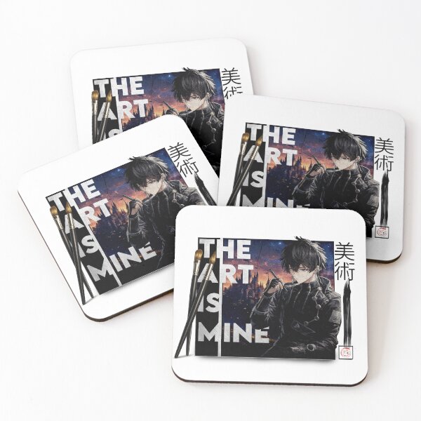 Item preview, The Art Is Mine – Dark Anime Artist Aesthetic Illustration designed and sold by ustylelab.