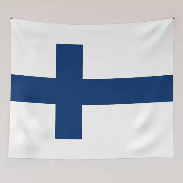 Item preview, Classic Finland National Flag - Finnish Suomi Heritage & Pride designed and sold by NTGUILTY.