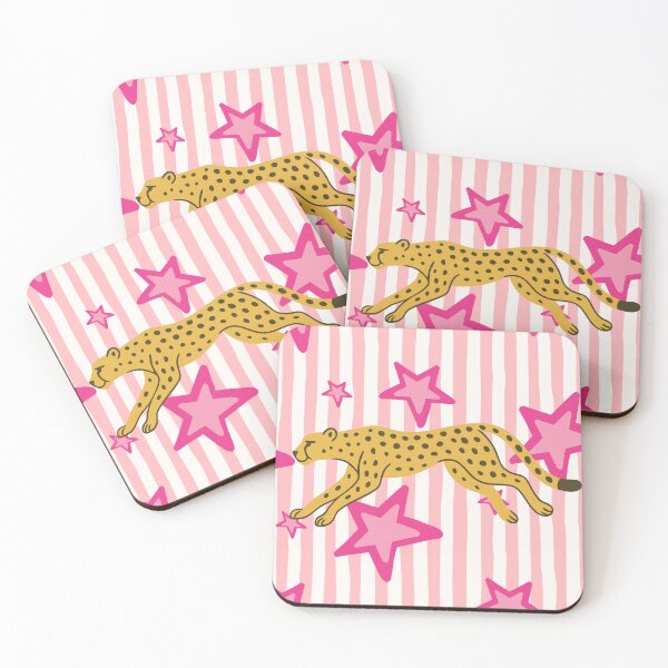 Item preview, Pink Star and Stripes Cheetah designed and sold by ice-apparel.