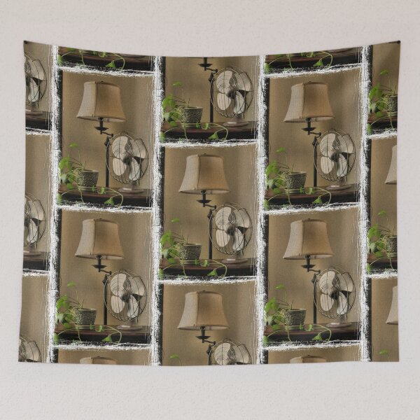 Item preview, "GRANNY'S FANCY ELECTRIC FAN," Photo, for prints and products designed and sold by Bob Hall©.