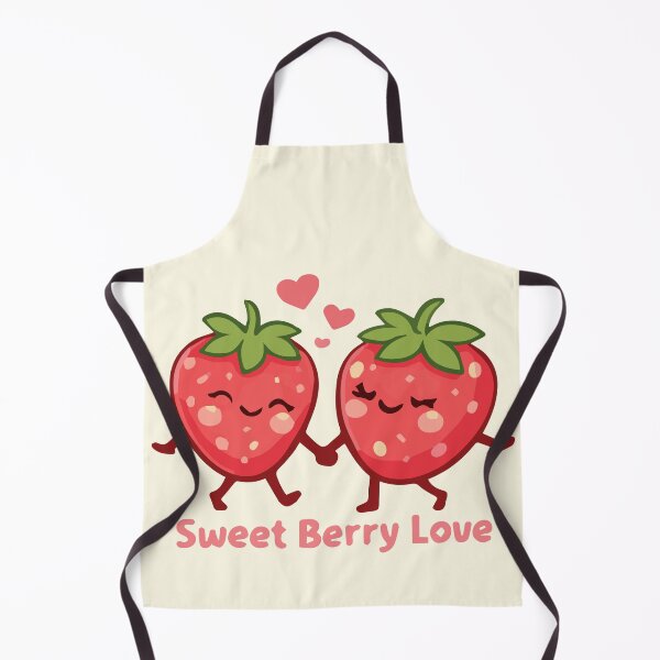 Item preview, Strawberry Passion - Cute Berry Day Bliss Stickers | Tee | Pin designed and sold by RedStreamStudio.