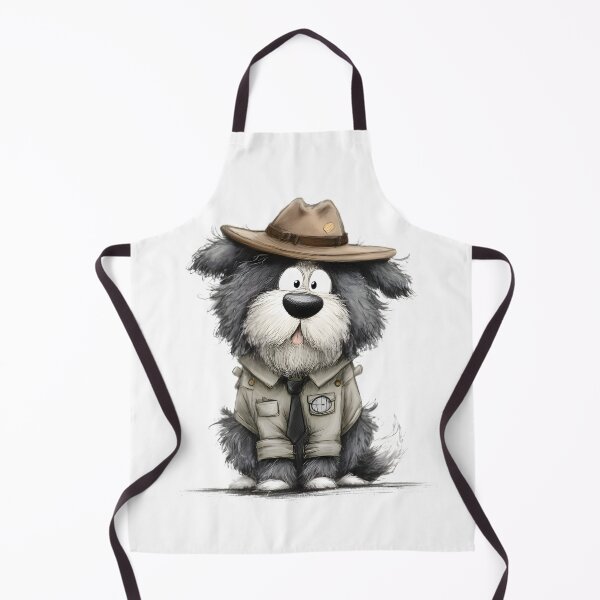 Item preview, Stylish Dog in Hat designed and sold by Retro Whimsy.