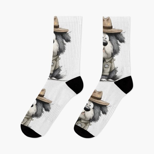 Item preview, Stylish Dog in Hat designed and sold by Retro Whimsy.