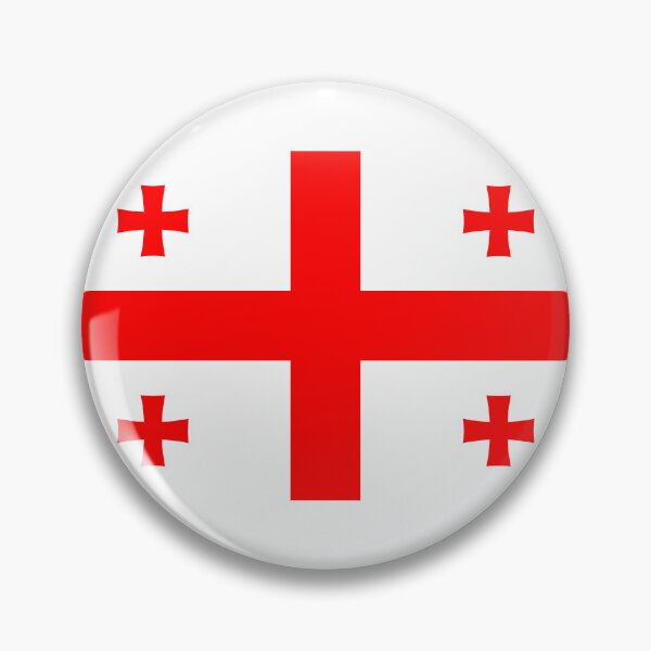 Item preview, Classic Georgia National Flag - Georgian Sakartvelo Heritage & Pride designed and sold by NTGUILTY.