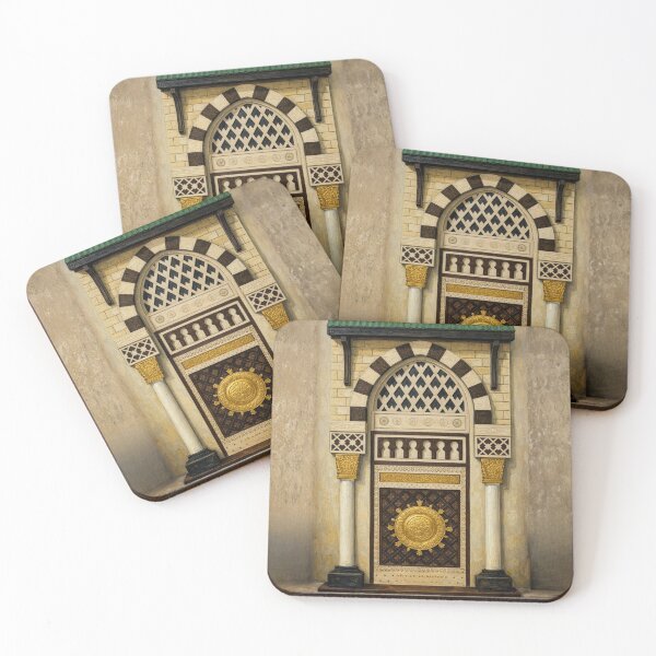 Item preview, Golden Mosque Door – Islamic Architecture Inspired by Madina designed and sold by D-Islamic.