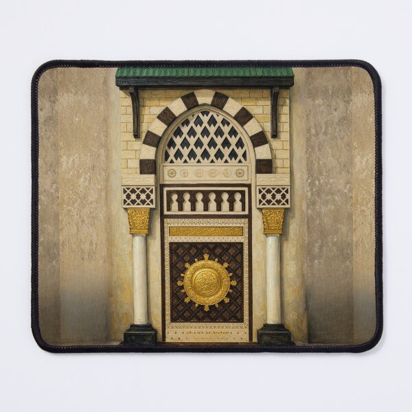 Item preview, Golden Mosque Door – Islamic Architecture Inspired by Madina designed and sold by D-Islamic.