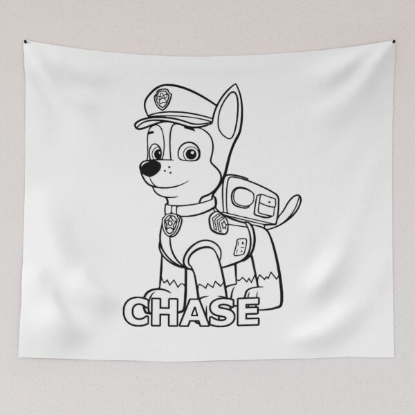 Item preview, Brave Police Dog - Coloring Page Art for Kids designed and sold by Rafcioo.