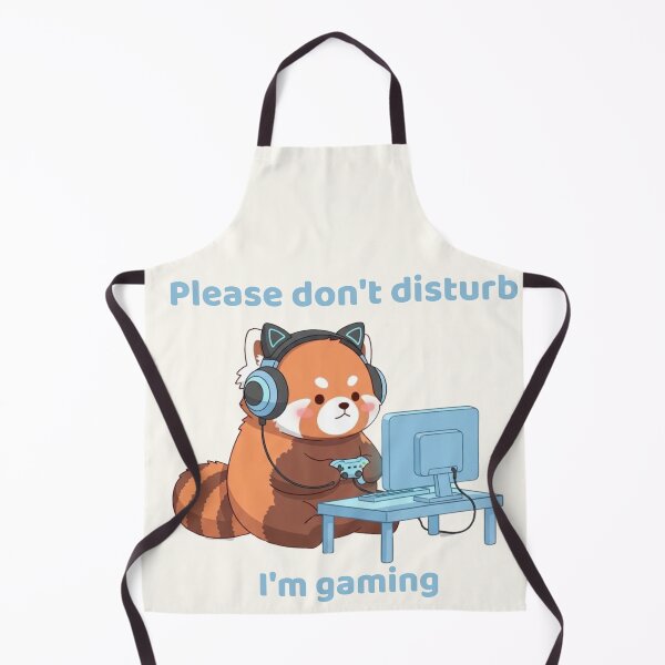 Item preview, Please Don’t Disturb I’m Gaming – Cute Red Panda Gamer designed and sold by soletstudio.