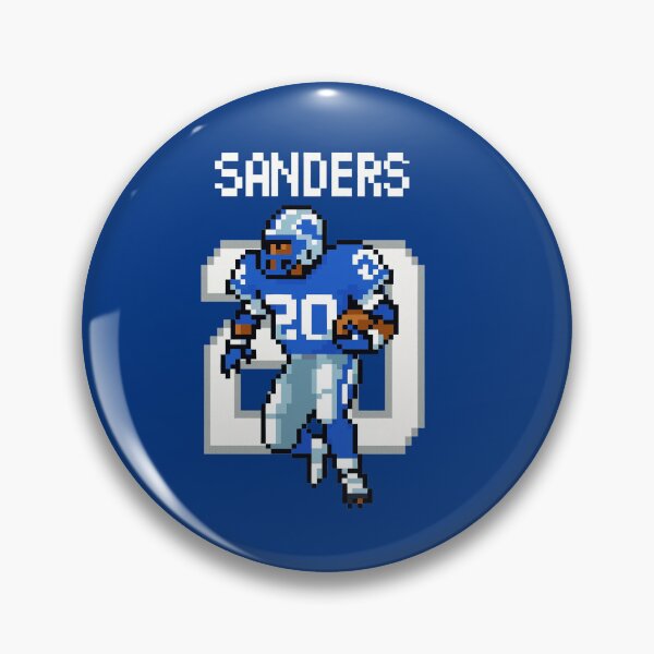Item preview, Barry Sanders #20 Pixel Art – Detroit Football Retro 8-Bit Design designed and sold by TheArtOfCar.