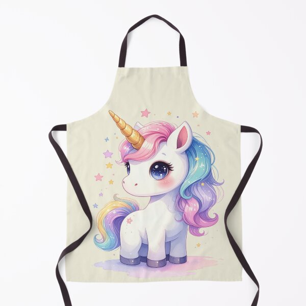 Item preview, Unicorn in delicate pastel colors with stars designed and sold by LiskoDesign.
