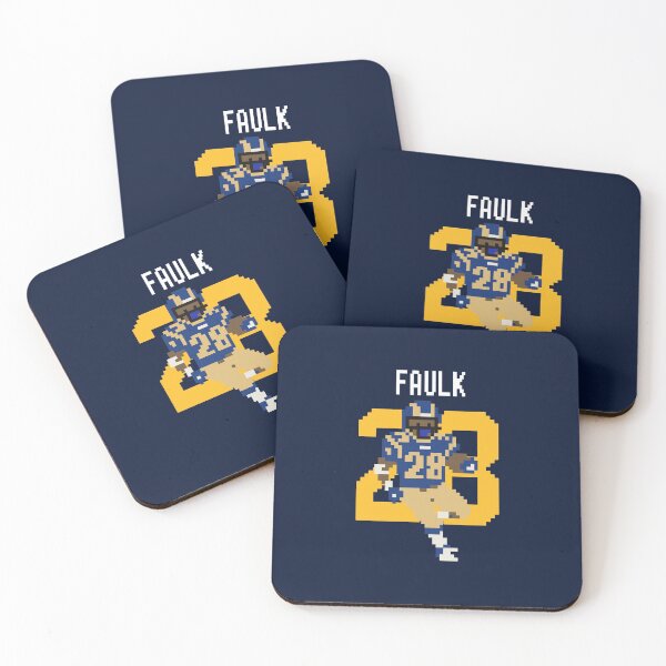 Item preview, Marshall Faulk #28 Pixel Art – St. Louis Football Retro 8-Bit Design designed and sold by TheArtOfCar.