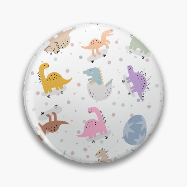 Item preview, Cute Skateboarding Dino Pattern designed and sold by ice-apparel.