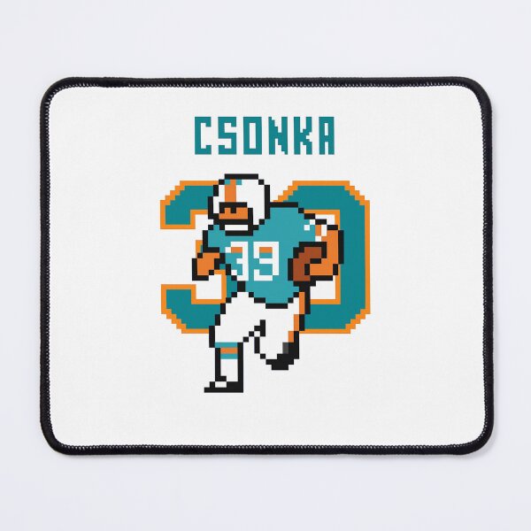 Item preview, Larry Csonka #39 Pixel Art – Miami Teal & Orange Retro 8-Bit Football Design designed and sold by TheArtOfCar.