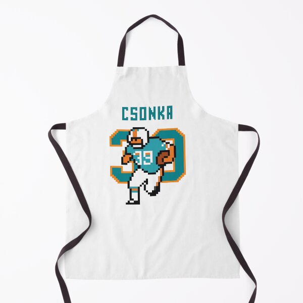 Item preview, Larry Csonka #39 Pixel Art – Miami Teal & Orange Retro 8-Bit Football Design designed and sold by TheArtOfCar.