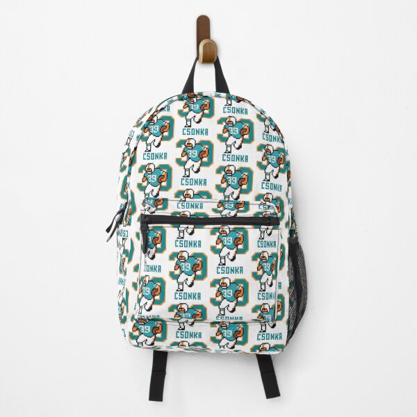 Item preview, Larry Csonka #39 Pixel Art – Miami Teal & Orange Retro 8-Bit Football Design designed and sold by TheArtOfCar.