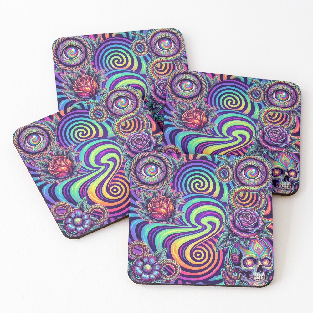 Item preview, Coasters (Set of 4) designed and sold by Lilashakti.