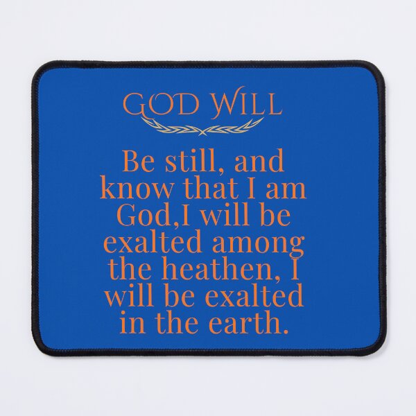 Item preview, Be still Psalm 46:10 Bible verse Christian design designed and sold by TheProverbsMom.