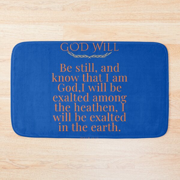 Item preview, Be still Psalm 46:10 Bible verse Christian design designed and sold by TheProverbsMom.