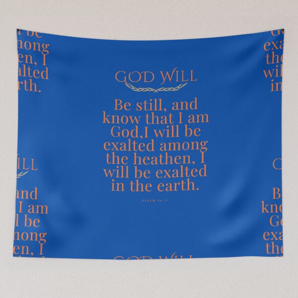 Item preview, Be still Psalm 46:10 Bible verse Christian design designed and sold by TheProverbsMom.