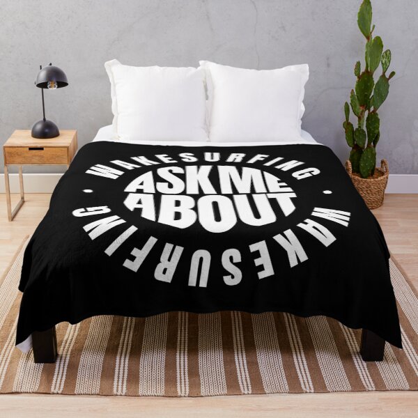 Item preview, Ask Me About Wakesurfing Wakesurf Quote designed and sold by MaryAller.