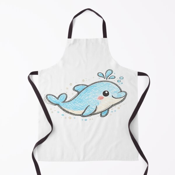 Item preview, Dolphin Toddler Style Drawing, Crayon Style Art designed and sold by LEFTERIS-DESIGN.