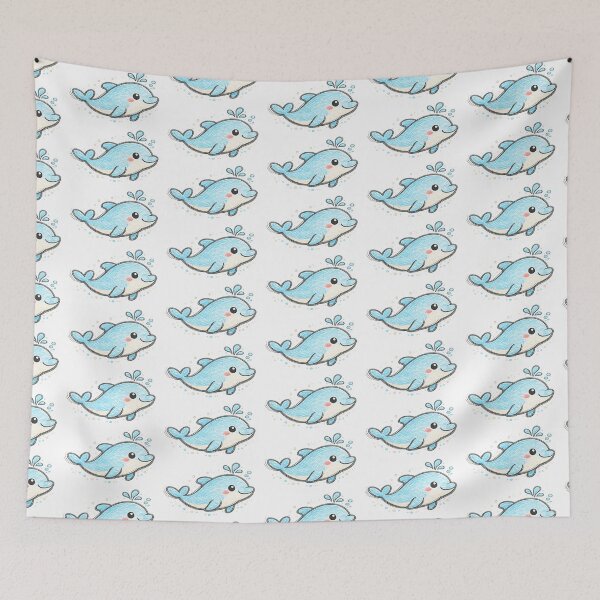 Item preview, Dolphin Toddler Style Drawing, Crayon Style Art designed and sold by LEFTERIS-DESIGN.