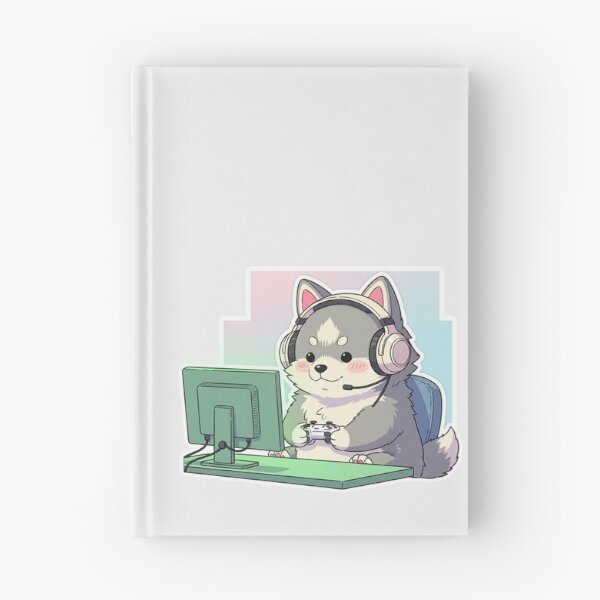 Item preview, Kawaii Gamer Puppy – Cozy Streamer Aesthetic designed and sold by soletstudio.