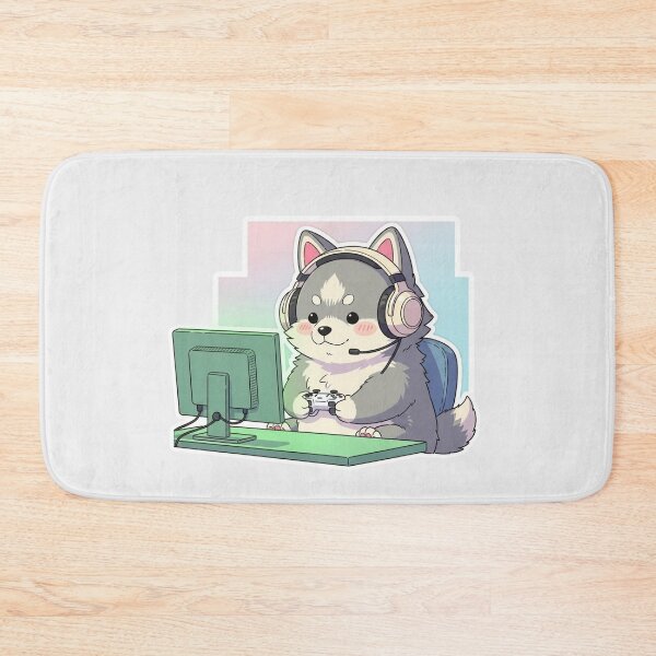 Item preview, Kawaii Gamer Puppy – Cozy Streamer Aesthetic designed and sold by soletstudio.