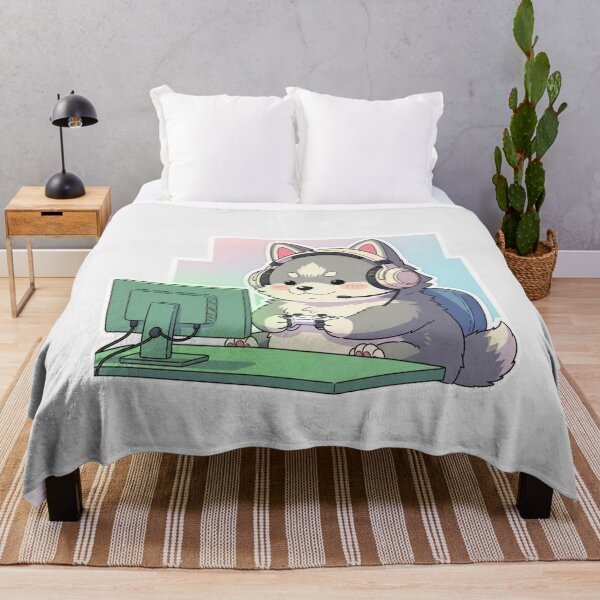 Item preview, Kawaii Gamer Puppy – Cozy Streamer Aesthetic designed and sold by soletstudio.