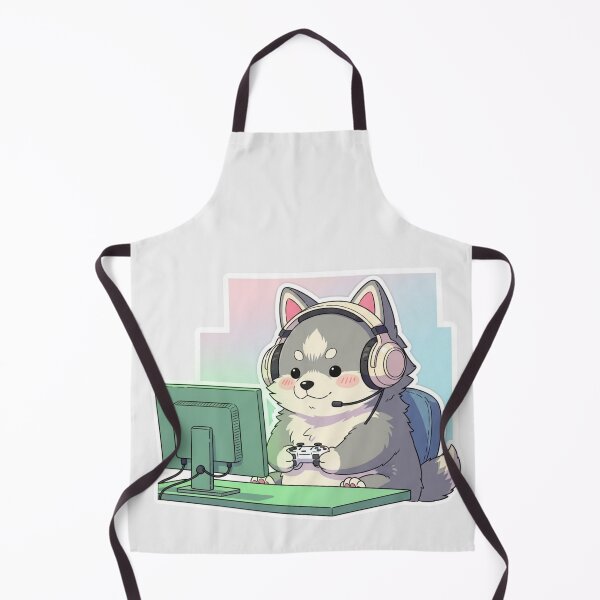 Item preview, Kawaii Gamer Puppy – Cozy Streamer Aesthetic designed and sold by soletstudio.