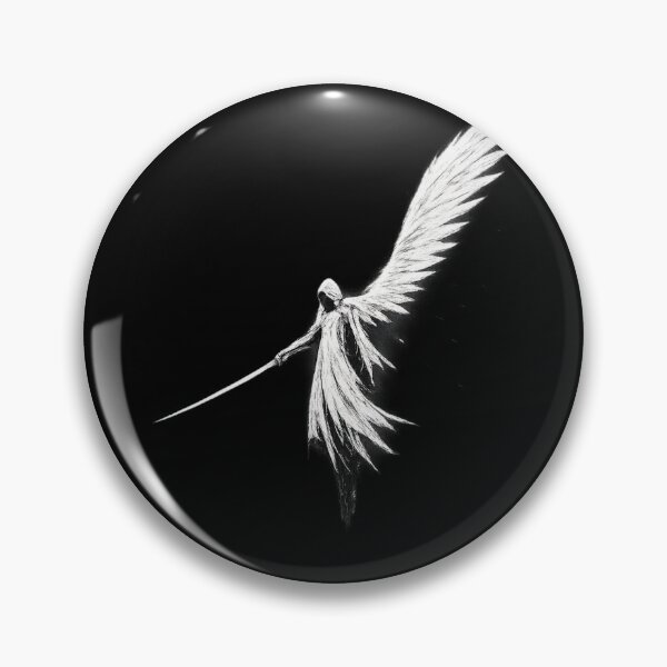 Item preview, Ascendant Blade – Dark Angel Warrior Silhouette designed and sold by CarabelElements.