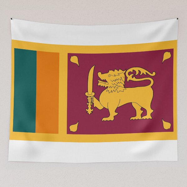 Item preview, Classic Sri Lanka National Flag - Lion Flag & Sinhalese Heritage Pride designed and sold by NTGUILTY.