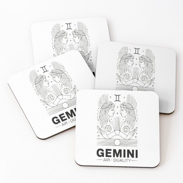 Item preview, Gemini Zodiac Air Duality Shirt – Twins Astrology Design designed and sold by MoodThreadz.