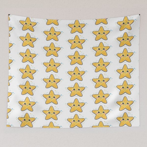 Item preview, Starfish  Toddler Style Drawing, Crayon Style Art designed and sold by LEFTERIS-DESIGN.