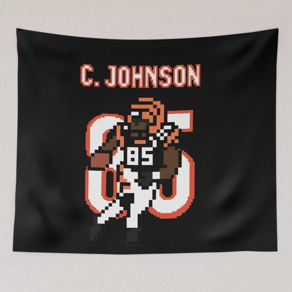 Item preview, Chad Johnson #85 Pixel Art – Retro 8-Bit Bengals Icon designed and sold by TheArtOfCar.