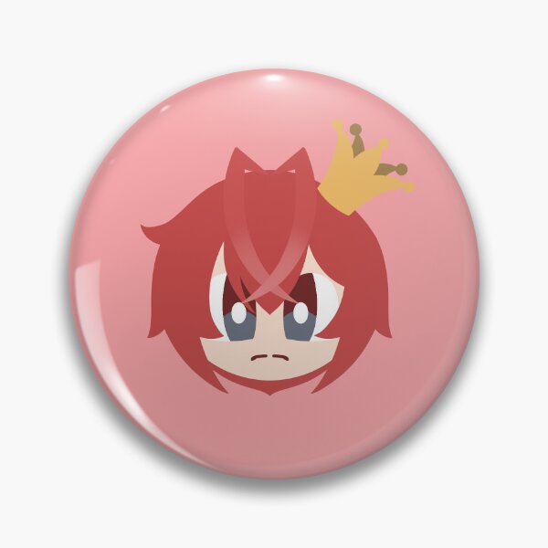 Item preview, Lineless Riddle Rosehearts Chibi Head designed and sold by MozzyElla.