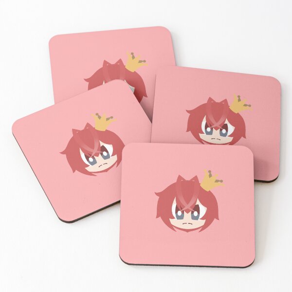 Item preview, Lineless Riddle Rosehearts Chibi Head designed and sold by MozzyElla.
