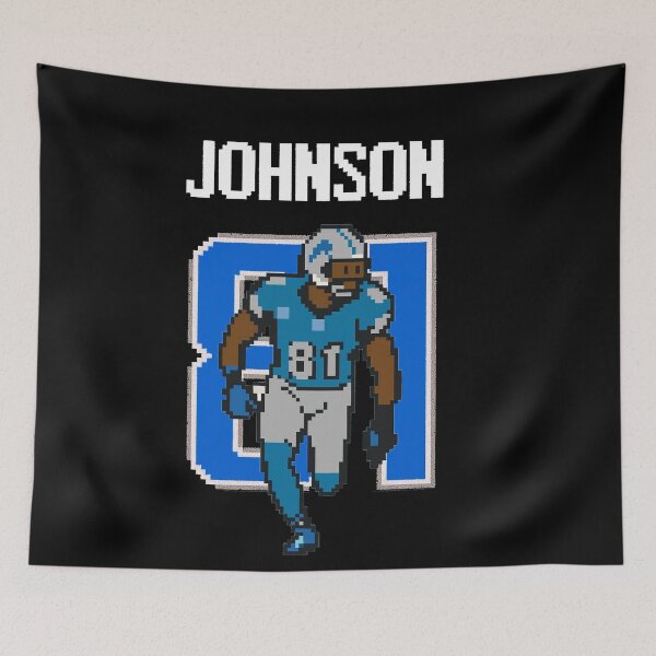 Item preview, Calvin Johnson #81 Pixel Art – Retro 8-Bit Lions Legend designed and sold by TheArtOfCar.