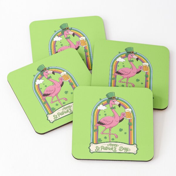 Item preview, Lucky Flamingo Cheers designed and sold by CARPIO Creations.