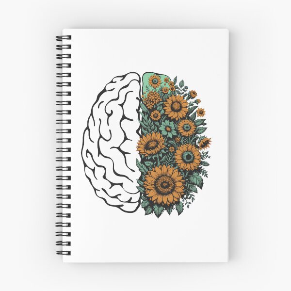 Item preview, Retro Blooming Brain Psychology Art designed and sold by SignumShop.
