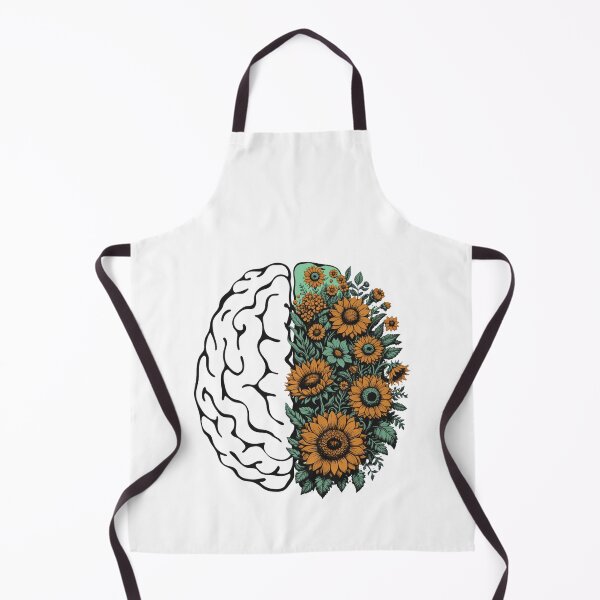 Item preview, Retro Blooming Brain Psychology Art designed and sold by SignumShop.