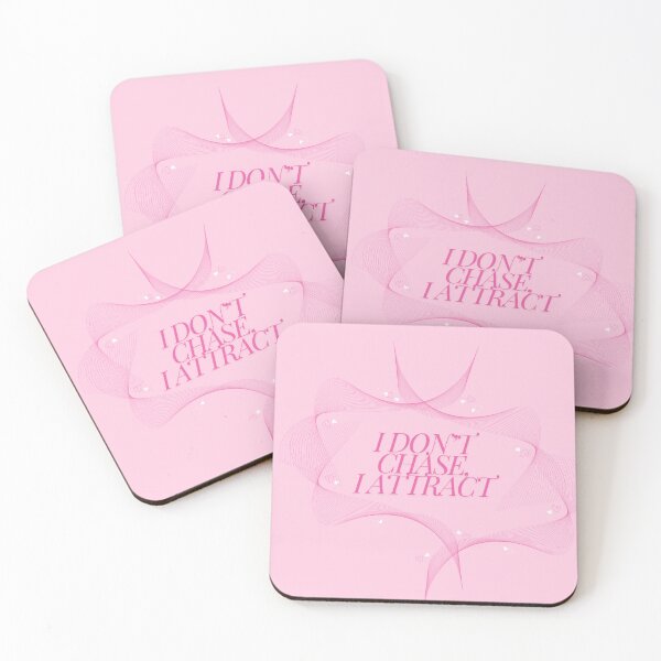 Item preview, I don't chase, I attract Quote, Pink designed and sold by Magic Love Art Print.