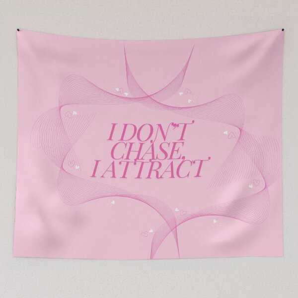 Item preview, I don't chase, I attract Quote, Pink designed and sold by Magic Love Art Print.