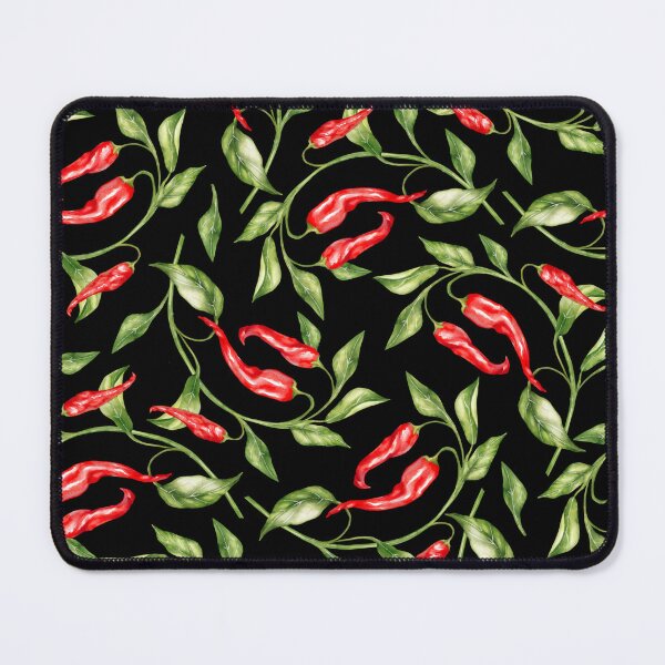 Item preview, Red Hot Chili Pepper Floral Pattern designed and sold by Gribanessa.